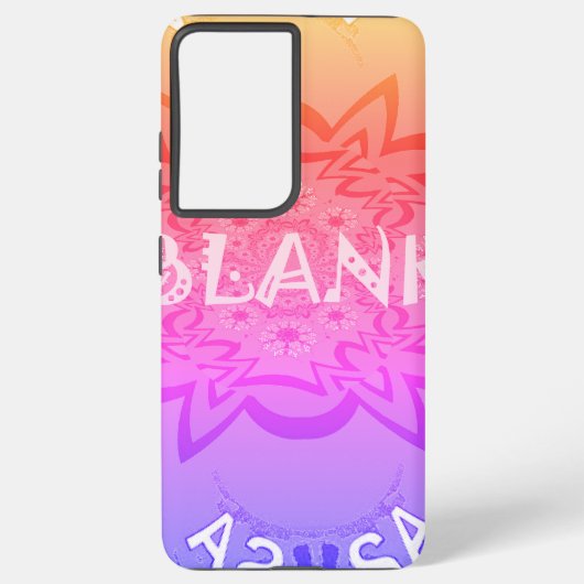 Prachtige kleurrijke schaduwen van het ontwerp van samsung galaxy hoesje (Achterkant)