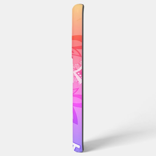 Prachtige kleurrijke schaduwen van het ontwerp van samsung galaxy hoesje (Linkerkant)