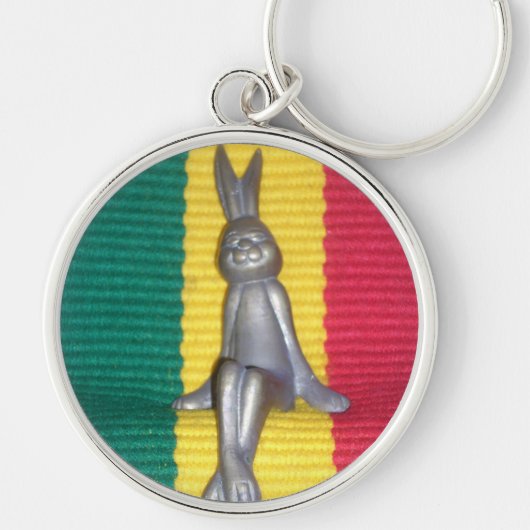 Prachtige konijn Kingston Jamaica Sleutelhanger (Voorkant)