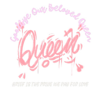 prachtige koningin t-shirt