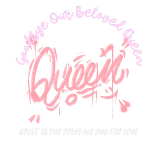 prachtige koningin t-shirt