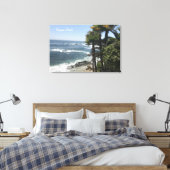 Prachtige kustlijn strand Ocean Laguna Beach, CA Canvas Afdruk (Insitu (Slaapkamer))