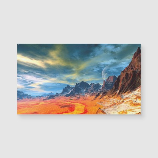 Prachtige Landscape Magnetische Kaart (Voorkant)