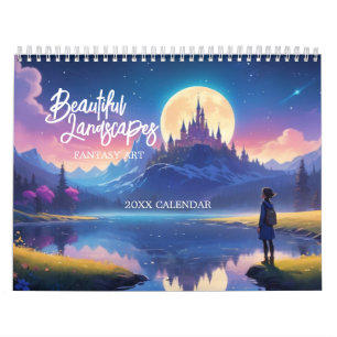 Prachtige landschappen Fantasy Art Kalender