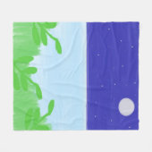 Prachtige landschapsschilderkunst fleece deken (Voorkant (Horizontaal))
