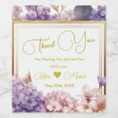 Prachtige Lavendel wijngaard | Foto Dank u Wijn Etiket (Enkel label)