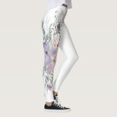 Prachtige lavendelbloemen leggings (Rechts)