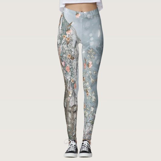 Prachtige Leggings van Winter Fairy (Voorkant)