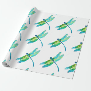 Prachtige libel cadeauverpakking cadeaupapier