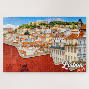 Prachtige Lissabon, Portugal Legpuzzel