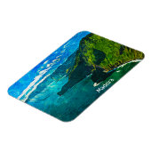 Prachtige Madeira Coastal Uitzicht olieverf Magneet (Linkerzijde)