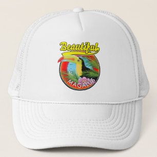 Prachtige Magaluf, toucan logo Trucker Pet