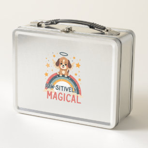 Prachtige Magische Puppy Vintage Regenboog Engel D