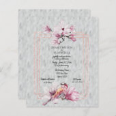 Prachtige Magnolias Roos Gold (Voorkant / Achterkant)