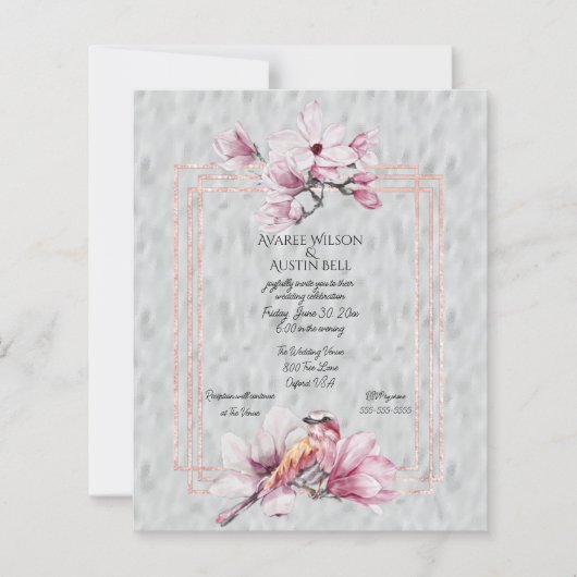 Prachtige Magnolias Roos Gold (Voorkant)