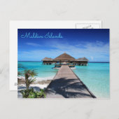 Prachtige Malediven eilanden | Briefkaart van de M (Voorkant / Achterkant)