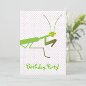 Prachtige mantis kaart (Staand voorkant)