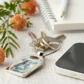 Prachtige March Fairy in narcissen Sleutelhanger (Zijkant)