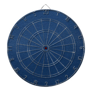 Prachtige marineblauw lederen textuur dartbord