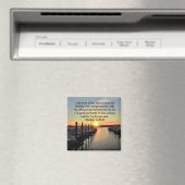 PRACHTIGE MATTHEÜS 11:28 ZONSONDERGANG OVER HET ME MAGNEET (Insitu (Vaatwasser))