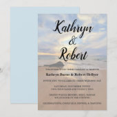 Prachtige Maui Beach Wedding Kaart (Voorkant / Achterkant)