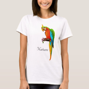 Prachtige meerkleurige Macaw Bird T-Shirt