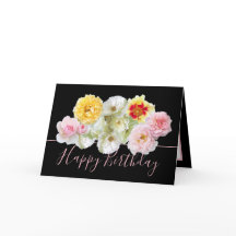 Prachtige meerkleurige Rozen Floral Bouquet Verjaa