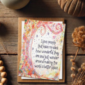  Prachtige Mensen Inspirerend Quote Kaart