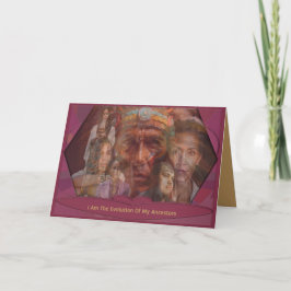 Prachtige mentale meditaties bedankkaart