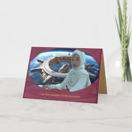 Prachtige mentale meditaties bedankkaart