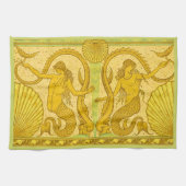 prachtige mermaiafdrukken theedoek (Horizontaal)