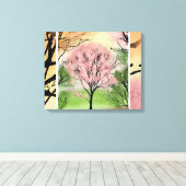 Prachtige,  met bomen omhulde Canvas (Insitu (Houten vloer))