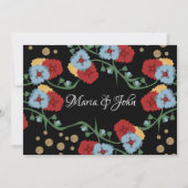 Prachtige Mexicaanse groene wingerd nepglitter Kaart (Achterkant)