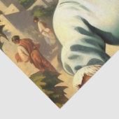 Prachtige Mexicaanse kalendermeid in Grape Harvest Tissuepapier (Detail)