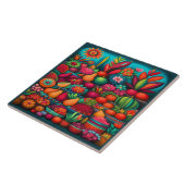 Prachtige Mexicaanse kunst Tegeltje (Zijkant)