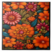 Prachtige Mexicaanse kunst Tegeltje (Voorkant)