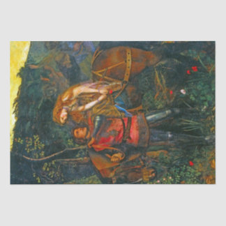 Prachtige middeleeuwse koppeling en paardenschaal  tissuepapier