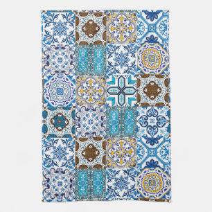 🤩 prachtige mix van Azulejos Theedoek