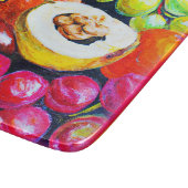 Prachtige mix van het schilderen van druivensap. B Snijplank (Hoek)