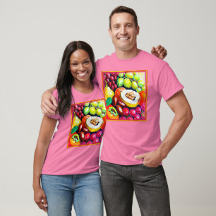 Prachtige mix van het schilderen van druivensap. B T-shirt