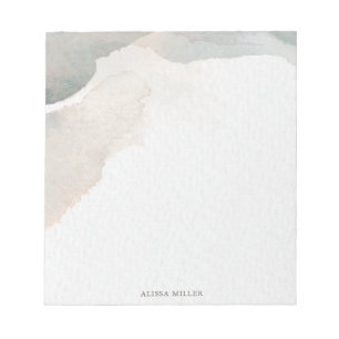 Prachtige moderne Waterverf Abstracte artistiek Notitieblok