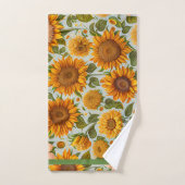 Prachtige moderne zonnebloemoCollectie Bad Handdoek (Handdoek)