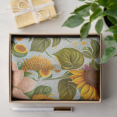 Prachtige moderne zonnebloemoCollectie Tissuepapier (Geschenk)