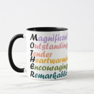 Prachtige Moeder Acrostisch Citaat-beste cadeau- Mok