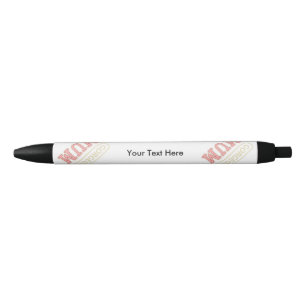Prachtige moeder zwarte inkt pen