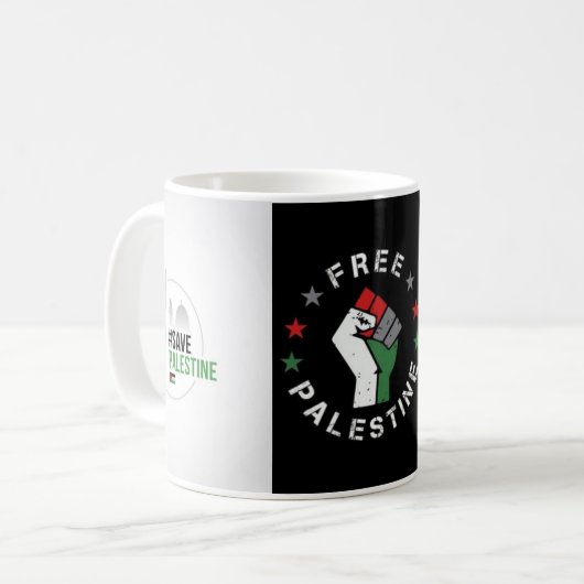 Prachtige mok design zazzer lover Palestina (Voorkant links)
