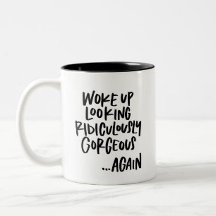 Prachtige Mok met tweetone koffie