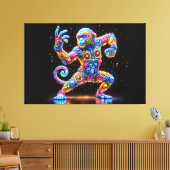 Prachtige Monkey Style Canvas Afdruk (Insitu (Woonkamer))