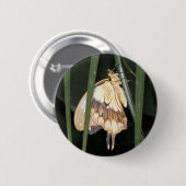 Prachtige Moth-Button Ronde Button 5,7 Cm (Voorkant /achterkant)