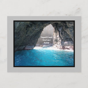 PRACHTIGE NAPALI COAST BLUE ZEE CAVE, KAUAI BRIEFKAART